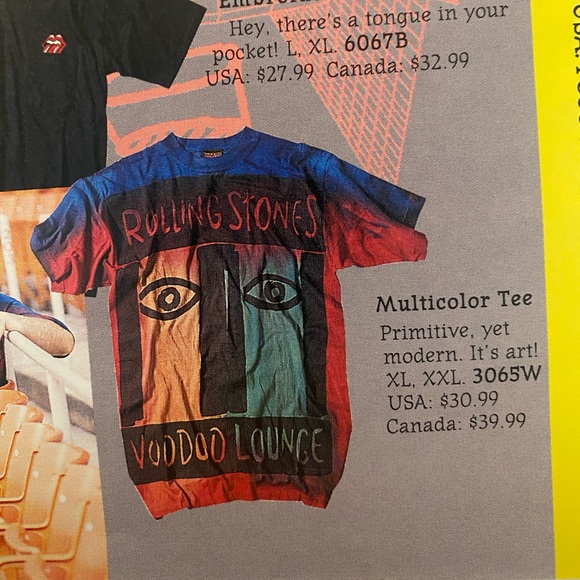 1994 Rolling Stones “Voodoo Lounge” concert t-shirt, XL. NWT! - Picture 9 of 9